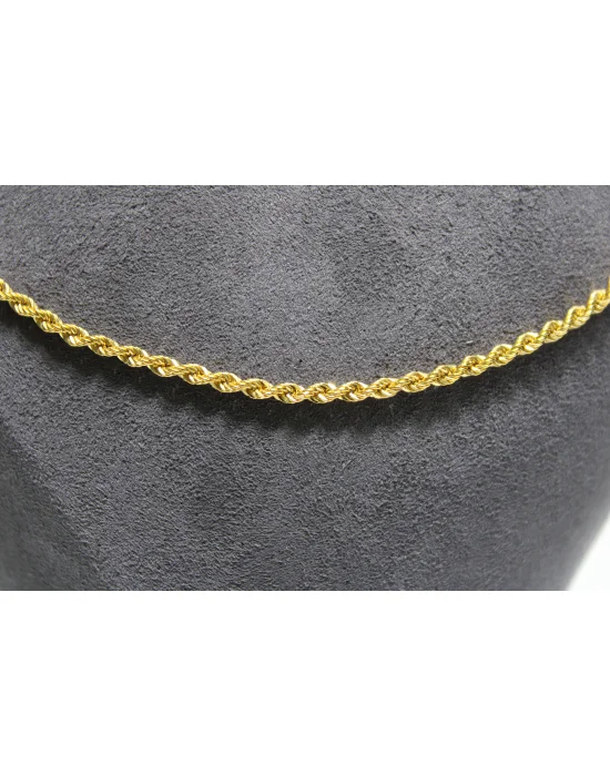 14 Ayar Altın Halat Modeli Zincir Kolye 4.53 GR 60 CM ZNC2189