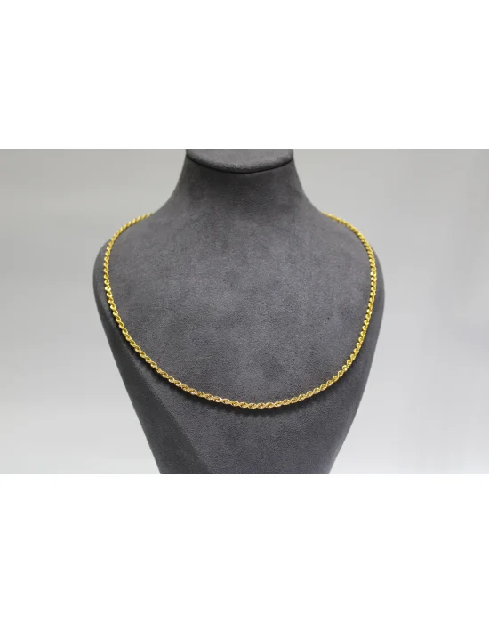 14 Ayar Altın Halat Modeli Zincir Kolye 4.53 GR 60 CM ZNC2189