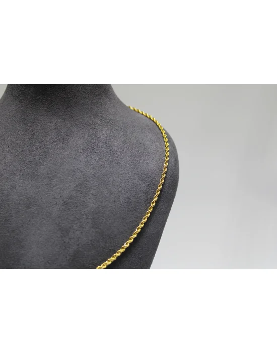 14 Ayar Altın Halat Modeli Zincir Kolye 4.56 GR 60 CM ZNC21983