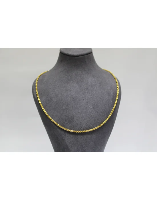 14 Ayar Altın Halat Modeli Zincir Kolye 4.80 GR 65CM ZNC0604