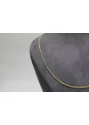 14 Ayar Altın Halat Modeli Zincir Kolye 0.87 GR