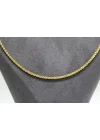 14 Ayar Altın Halat Modeli Zincir Kolye 3.59GR 65 CM