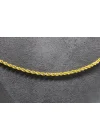 14 Ayar Altın Halat Modeli Zincir Kolye 3.61 GR 60 CM