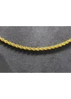 14 Ayar Altın Halat Modeli Zincir Kolye 3.90 GR 50 CM