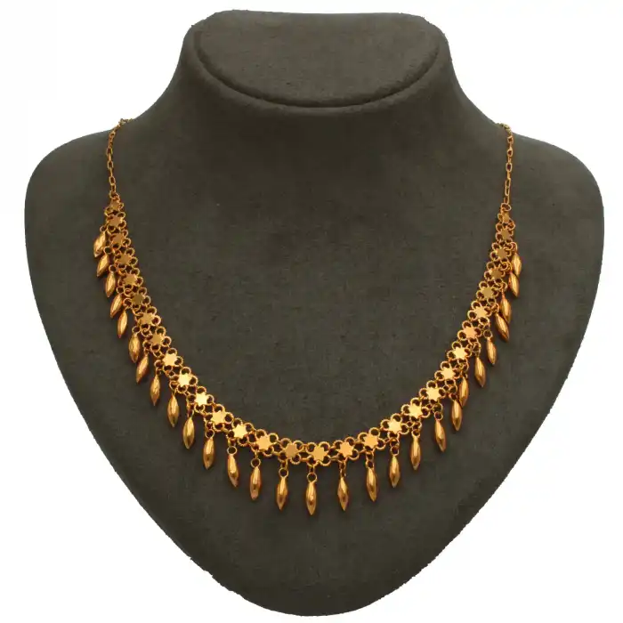 14 Ayar 1 Sıralı Arpa Kolye