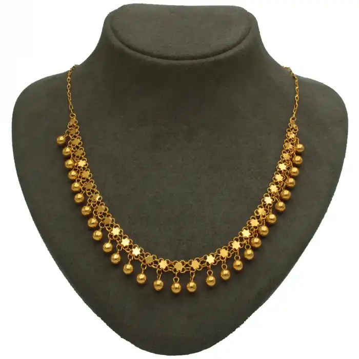 14 Ayar 1 Sıralı Kişniş Kolye