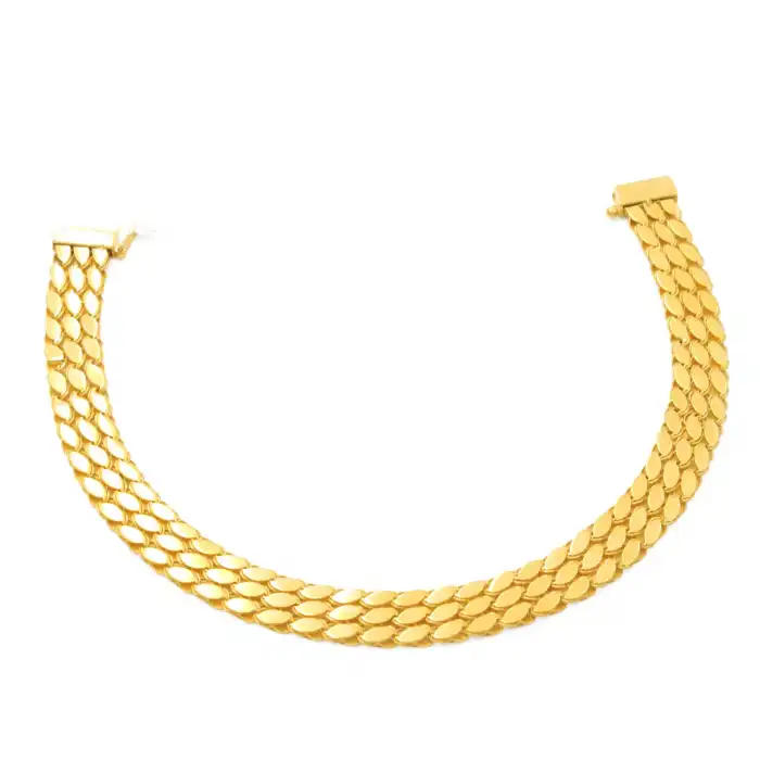 14 Ayar 3 Sıralı Pullu Bileklik