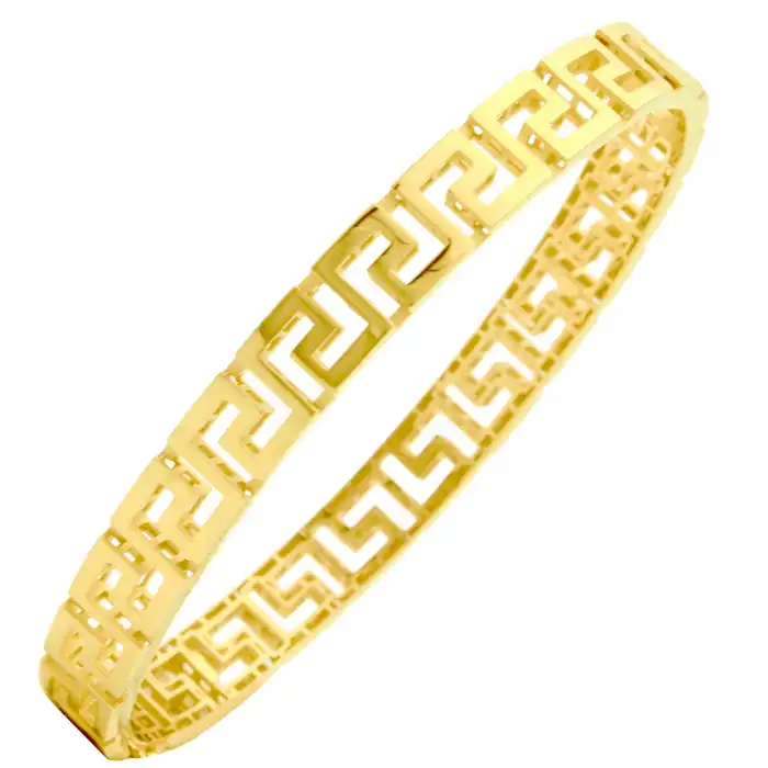 14 Ayar 3D Desen Kelepçe Bilezik