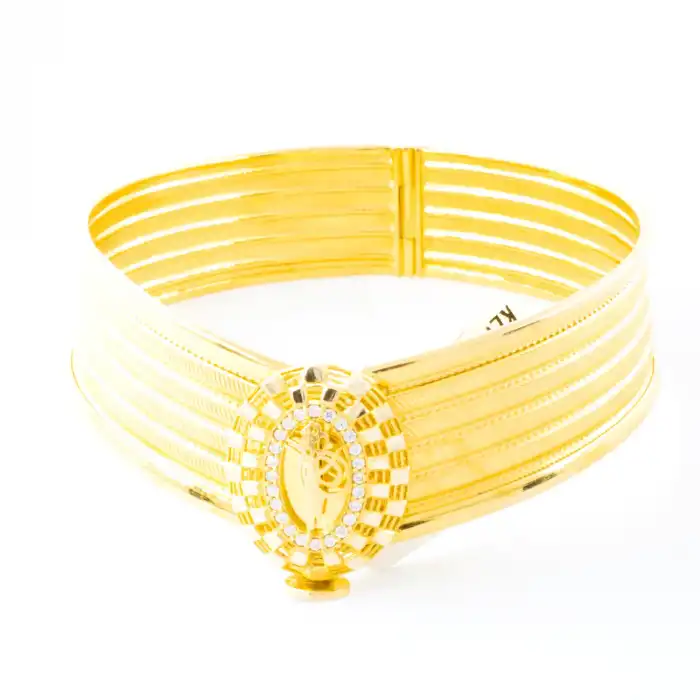 14 Ayar 4 Sıra Taşlı Trabzon Kelepçe