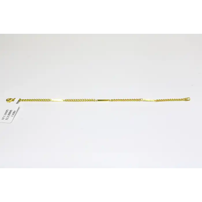 14 Ayar Altın Bileklik Künye