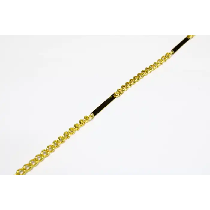 14 Ayar Altın Bileklik Künye