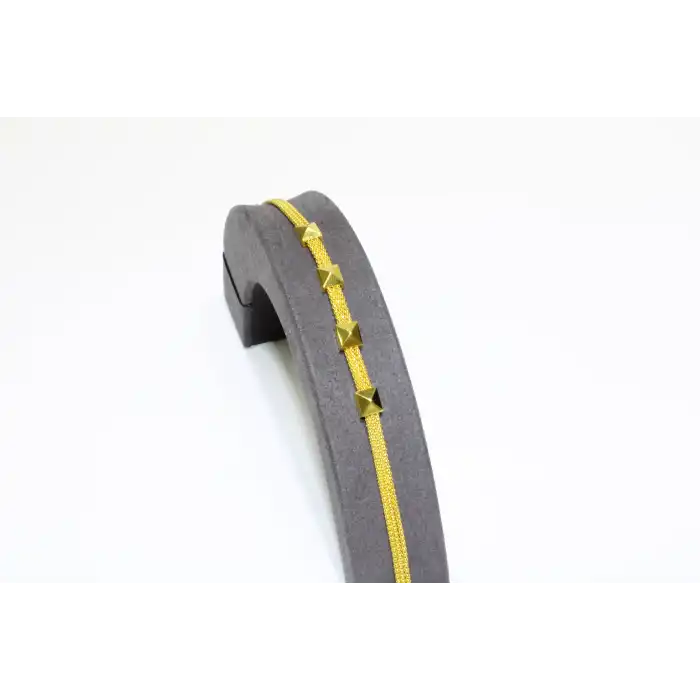 14 Ayar Altın Bileklik Piramit Model