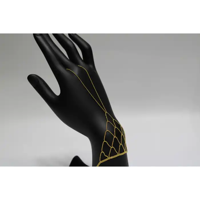 14 Ayar Altın Dorikalı Örme Model Şahmeran Bileklik