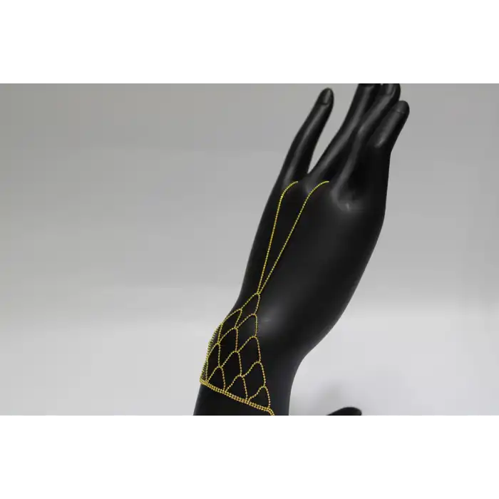 14 Ayar Altın Dorikalı Örme Model Şahmeran Bileklik