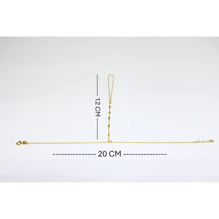 14 Ayar Altın Dorikalı Şık ve Zarif Şahmeran
