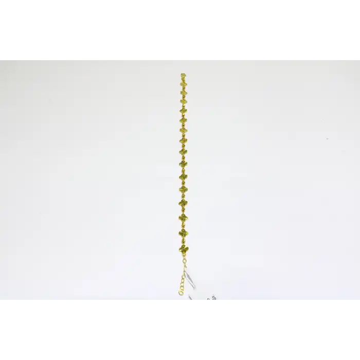 14 Ayar Altın Dorikalı Yonca Bİleklik