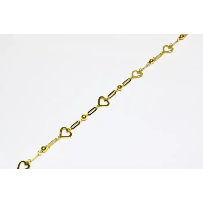 14 Ayar Altın Kalpli Künye