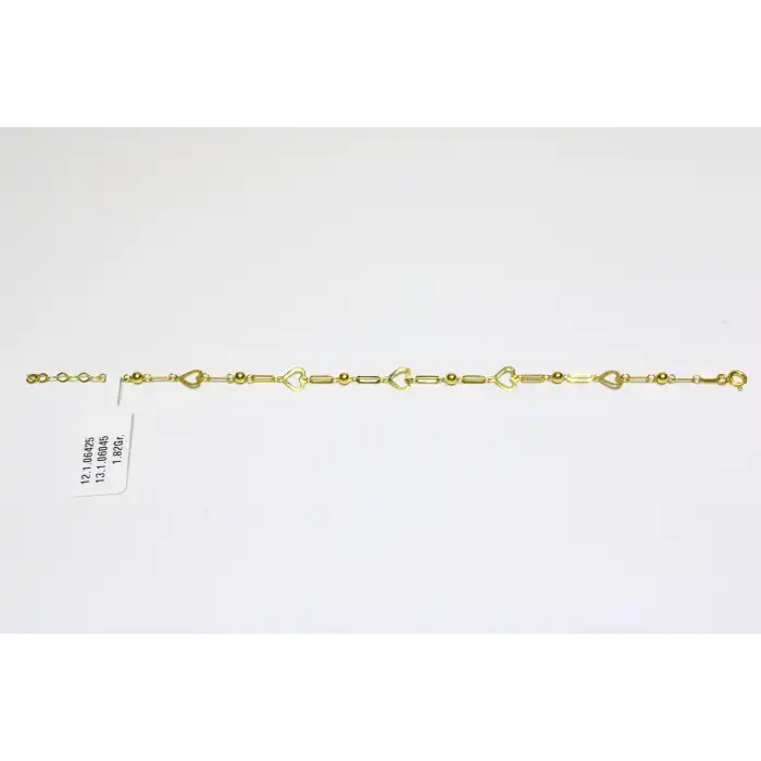 14 Ayar Altın Kalpli Künye