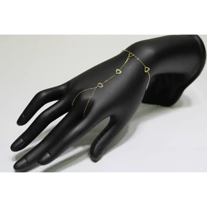 14 Ayar Altın Kalpli Şahmeran Modeli Şık ve Zarif