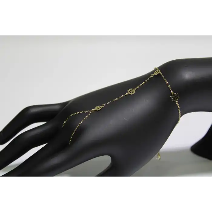 14 Ayar Altın Kar Tanesi Modeli Şık ve Zarif Şahmeran