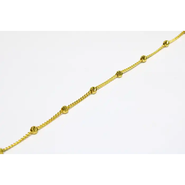 14 Ayar Altın Künye Bileklik