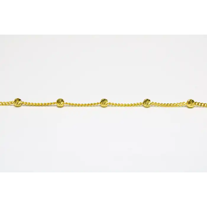 14 Ayar Altın Künye Bileklik