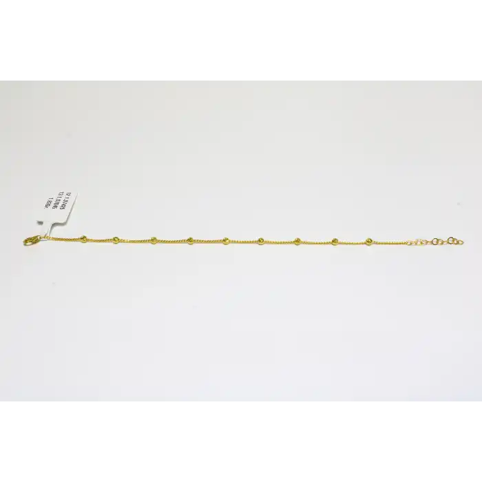 14 Ayar Altın Künye Bileklik