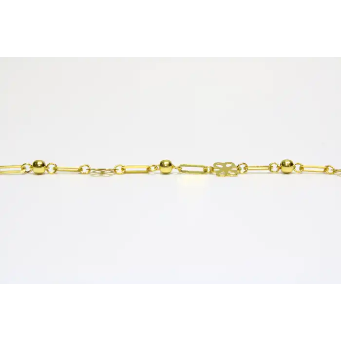 14 Ayar Altın Papatya Modeli Bileklik