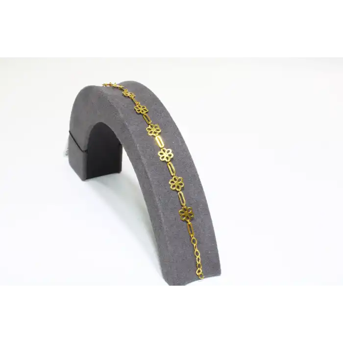 14 Ayar Altın Papatya Modeli Bileklik