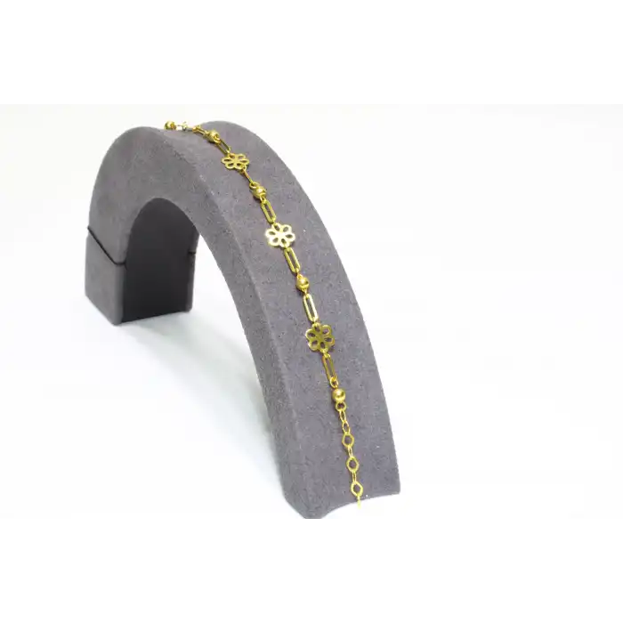 14 Ayar Altın Papatya Modeli Bileklik