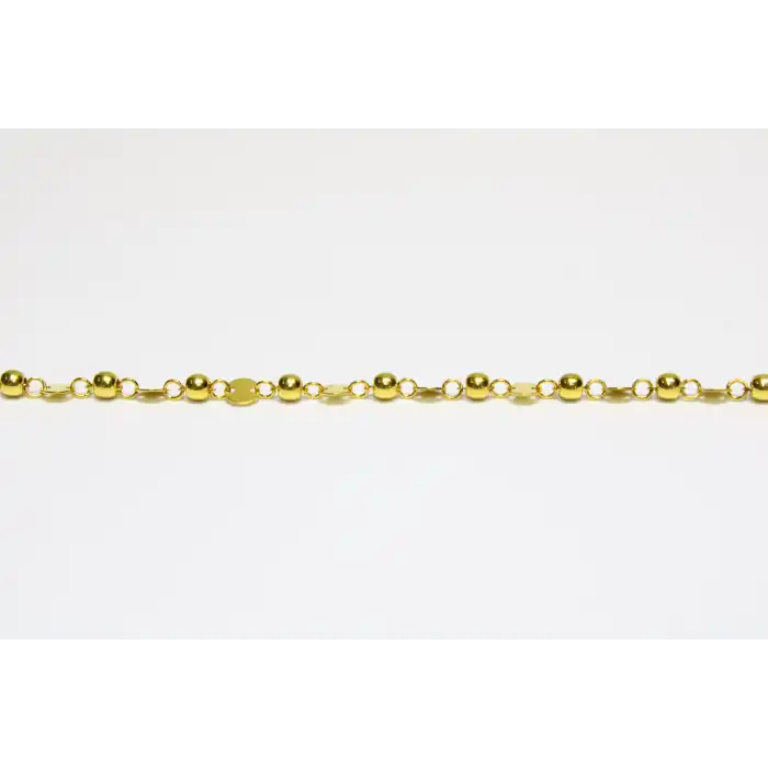 14 Ayar Altın Pullu Bileklik Künye