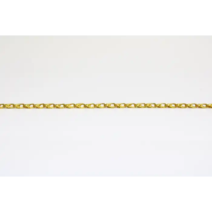 14 Ayar Altın Pullu Künye Bileklik