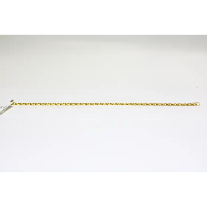 14 Ayar Altın Pullu Künye Bileklik