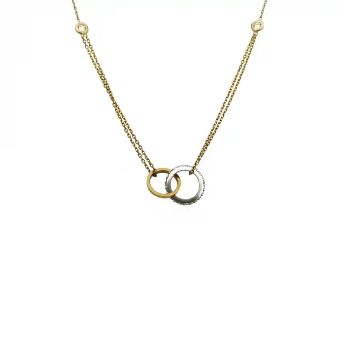 14 Ayar Alyans Minimal Kolye