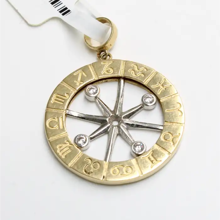 14 Ayar Antik Model Kolye Ucu