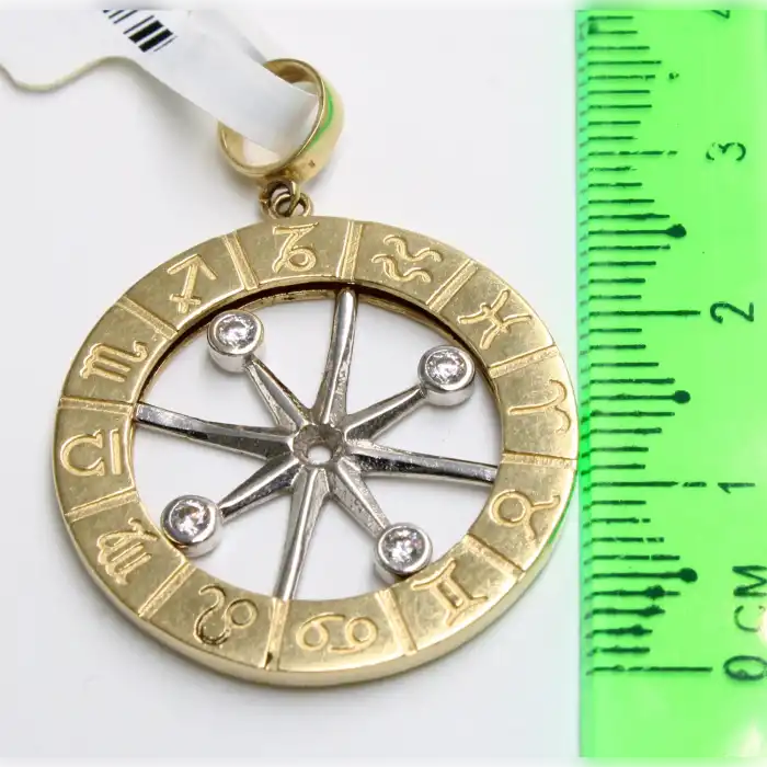 14 Ayar Antik Model Kolye Ucu