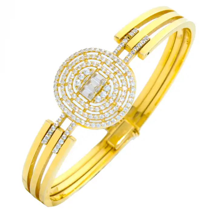 14 Ayar Baget Kelepçe Bilezik