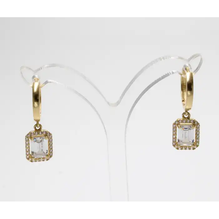 14 Ayar Baget Model Küpe