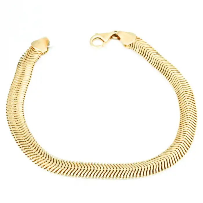 14 Ayar Balık Sırtı Bileklik