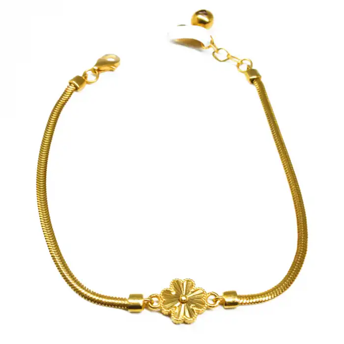 14 Ayar Balıksırtı Yonca Bileklik