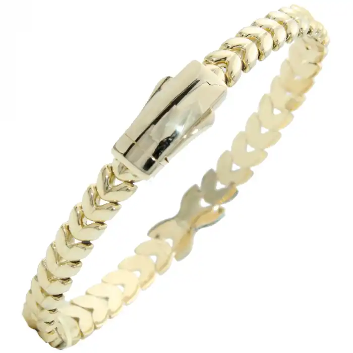 14 Ayar Başak Arpa Kelepçe Bilezik