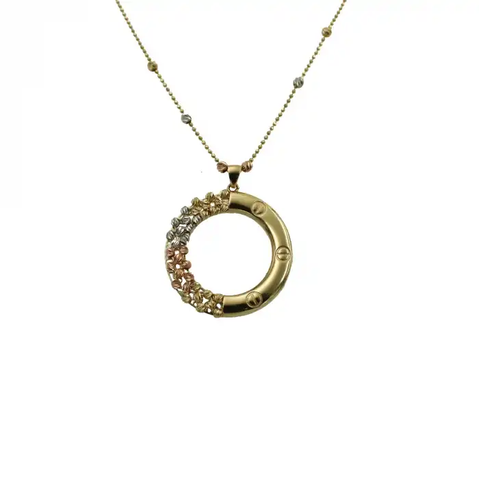 14 Ayar Cartier Dorikalı Kolye