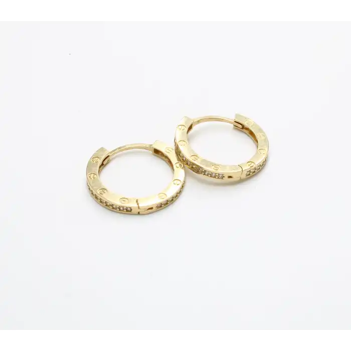 14 Ayar Cartier Küpe