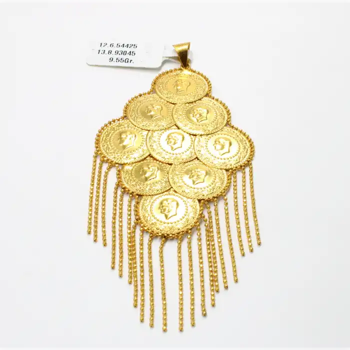 14 Ayar Dokuz Kardeş Kolye Ucu