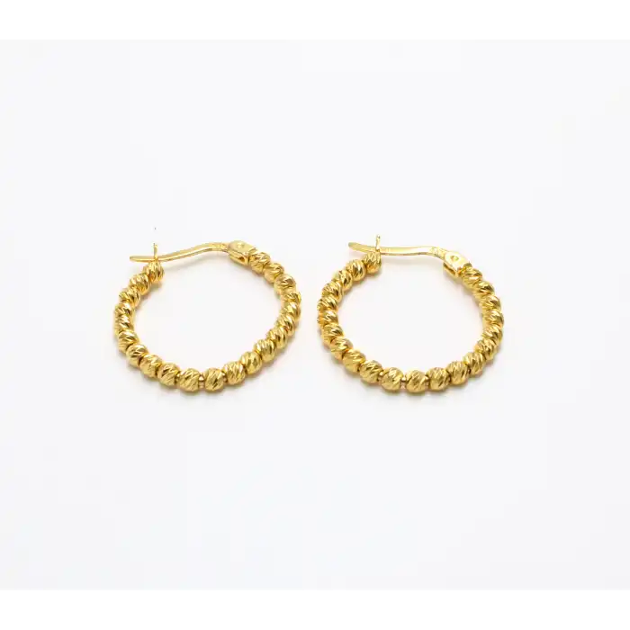 14 Ayar Dorika Halka Küpe