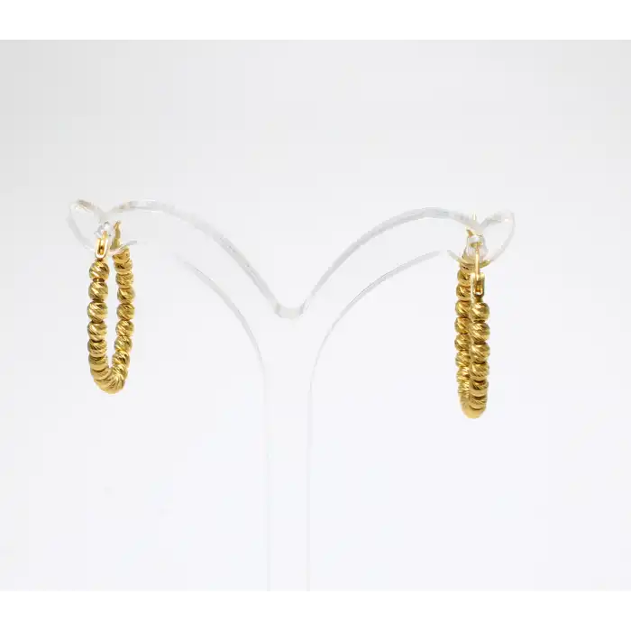 14 Ayar Dorika Halka Küpe