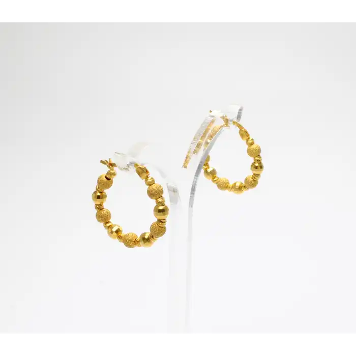 14 Ayar Dorika Küpe