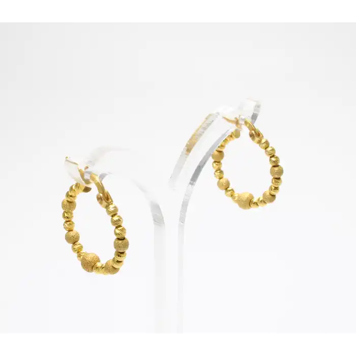 14 Ayar Dorika Küpe