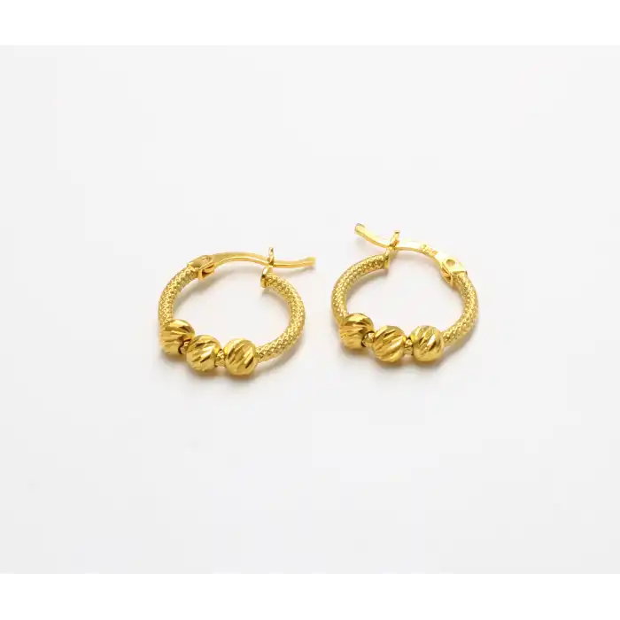 14 Ayar Dorikalı Küpe