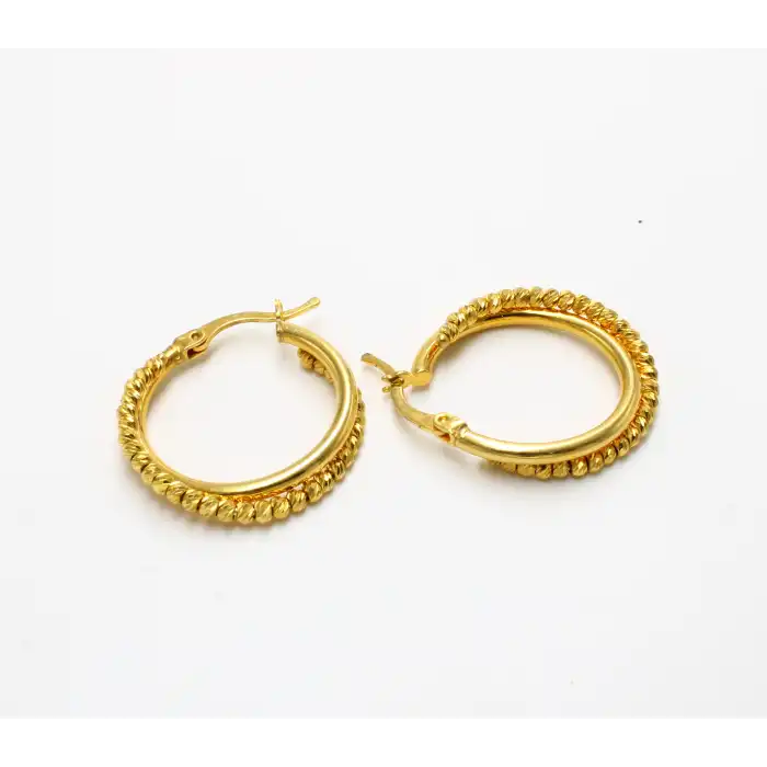 14 Ayar Dorikalı Küpe